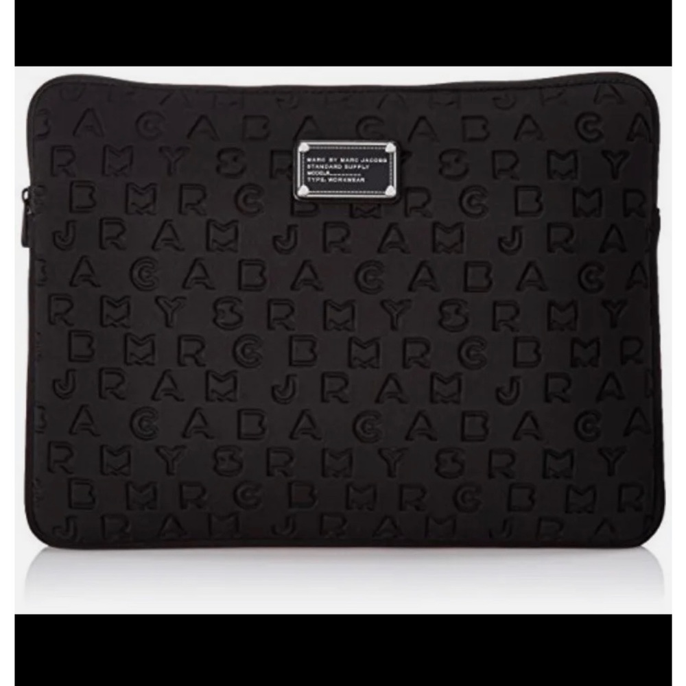 Marc by Marc Jacob’s neoprene laptop case 
15.5” x 11.5” x 1” Perfect condition